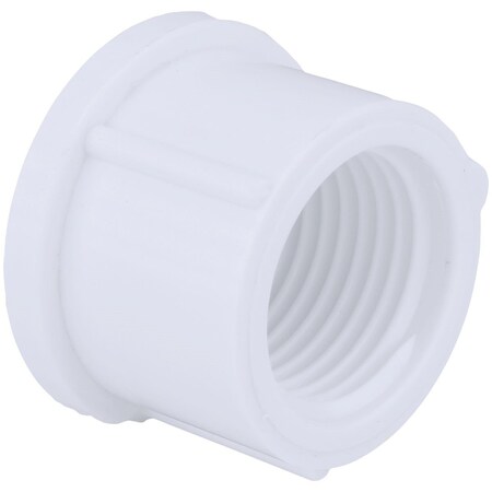 Charlotte Pipe And Foundry 1 In. FIP Schedule 40 Threaded PVC Cap PVC 02117  1200HA